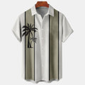 Summer Casual Shirt for Men, Chinese Trendy Cross-border Apparel