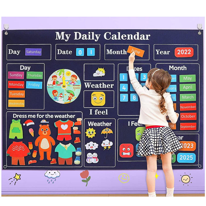 Childrens Educational Felt Story Board