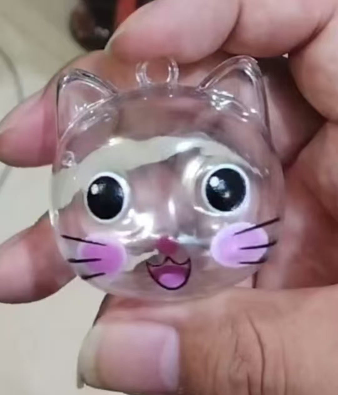 Transparent Pet Hair Memorial Pendant