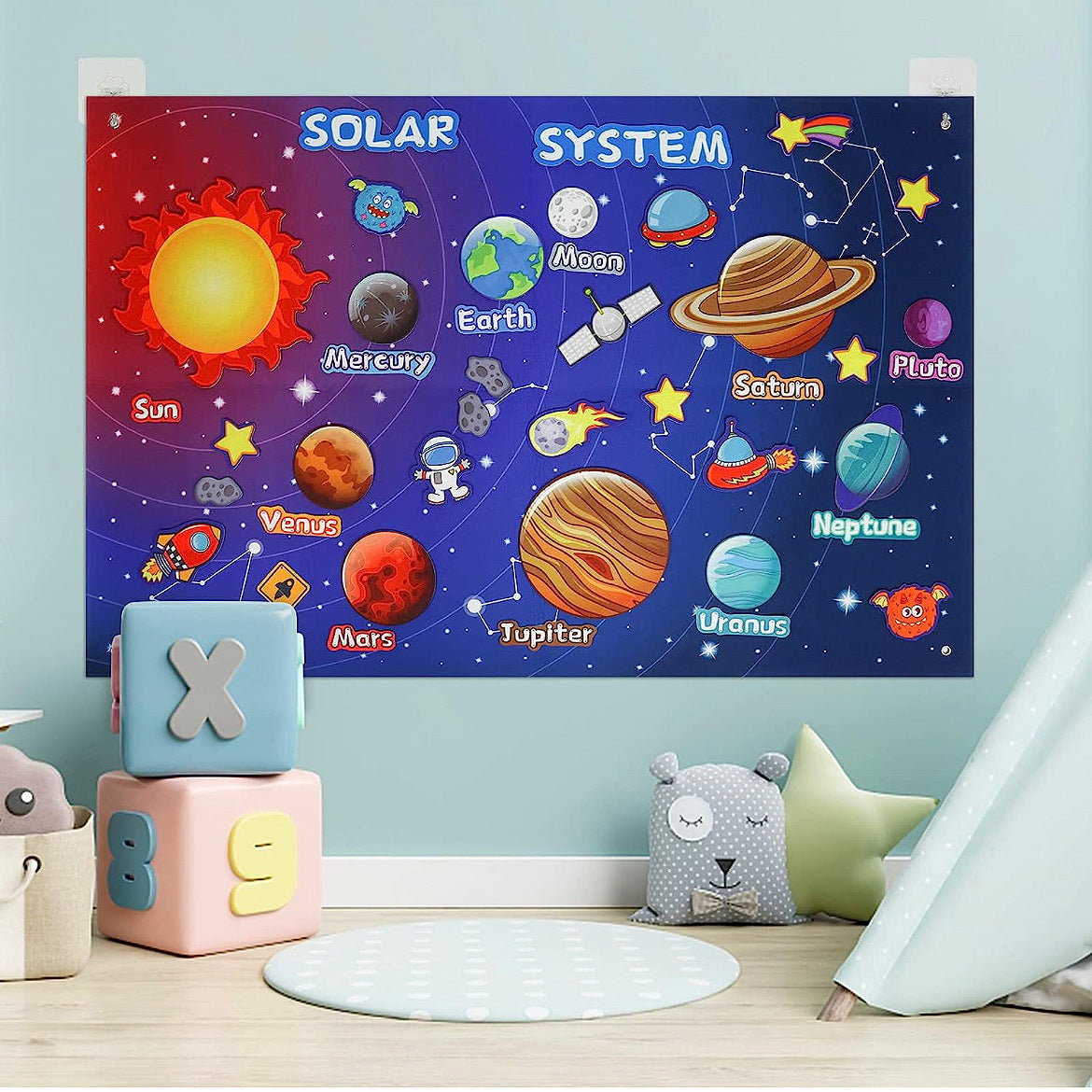 Childrens Educational Felt Story Board