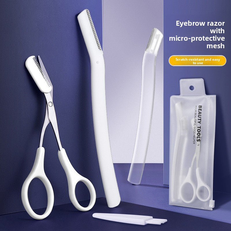 Eyebrow Trimming Set Stainless Steel Beauty Tools