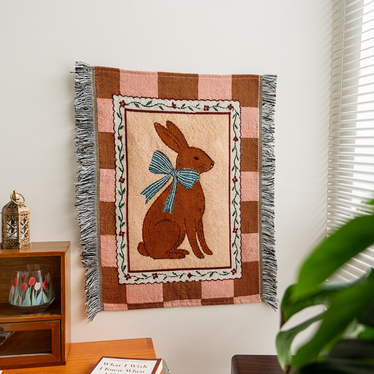 Cartoon Wall Hanging Tapestry with Tassel