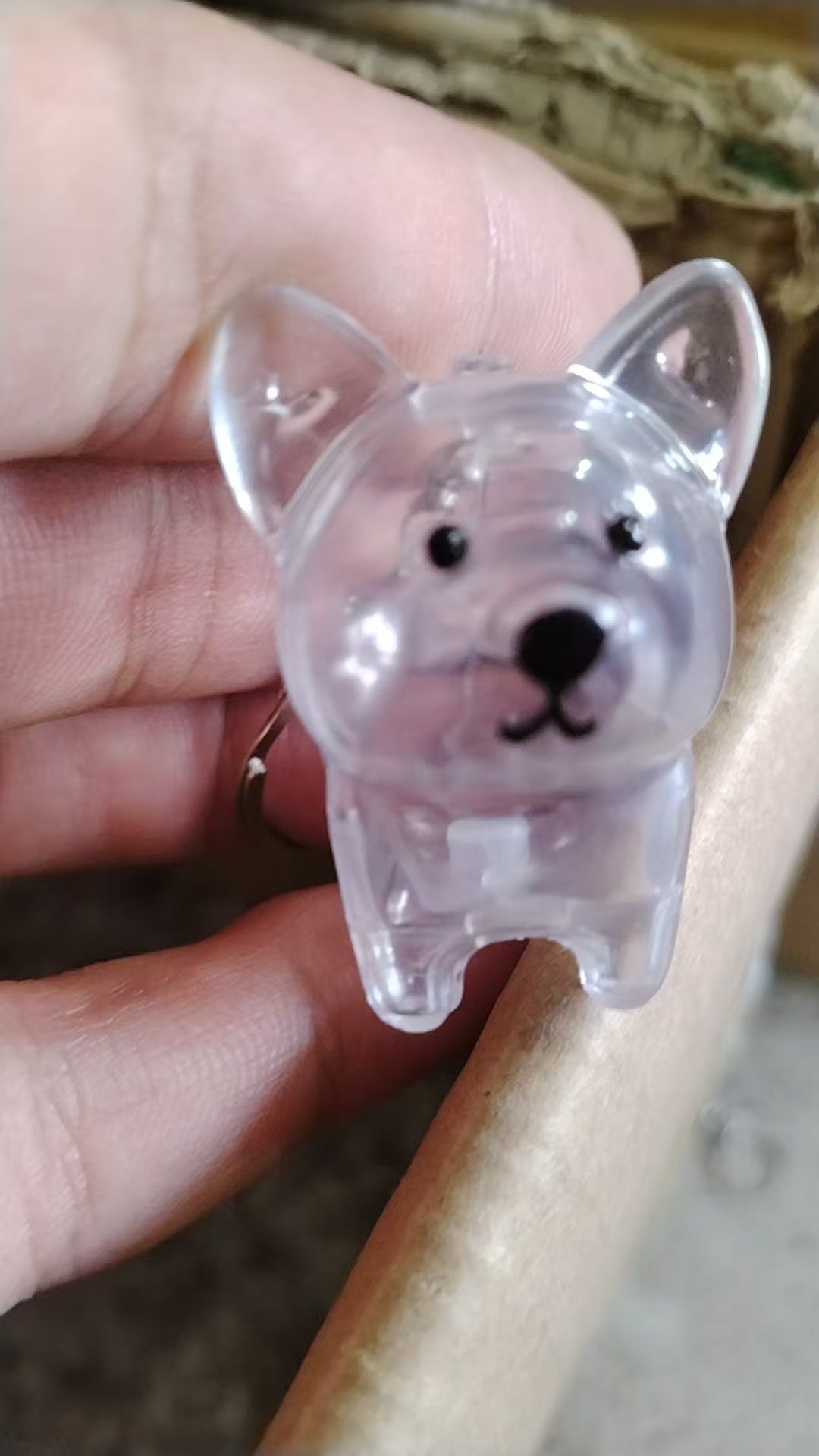 Transparent Pet Hair Memorial Pendant