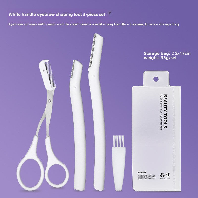 Eyebrow Trimming Set Stainless Steel Beauty Tools