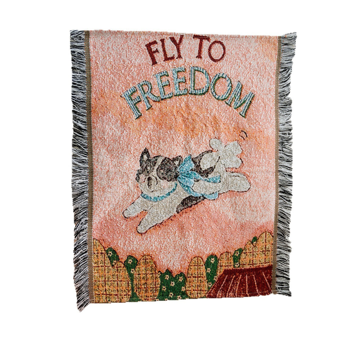 Cartoon Wall Hanging Tapestry with Tassel