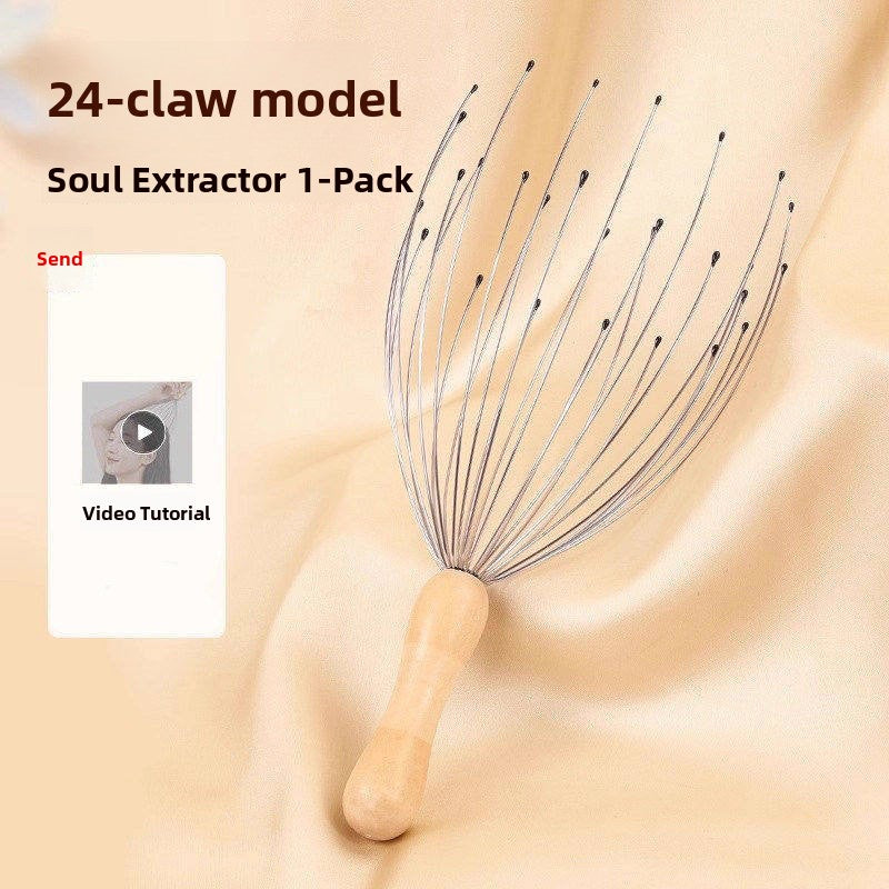 Octopus Head Massager Scalp Scratcher