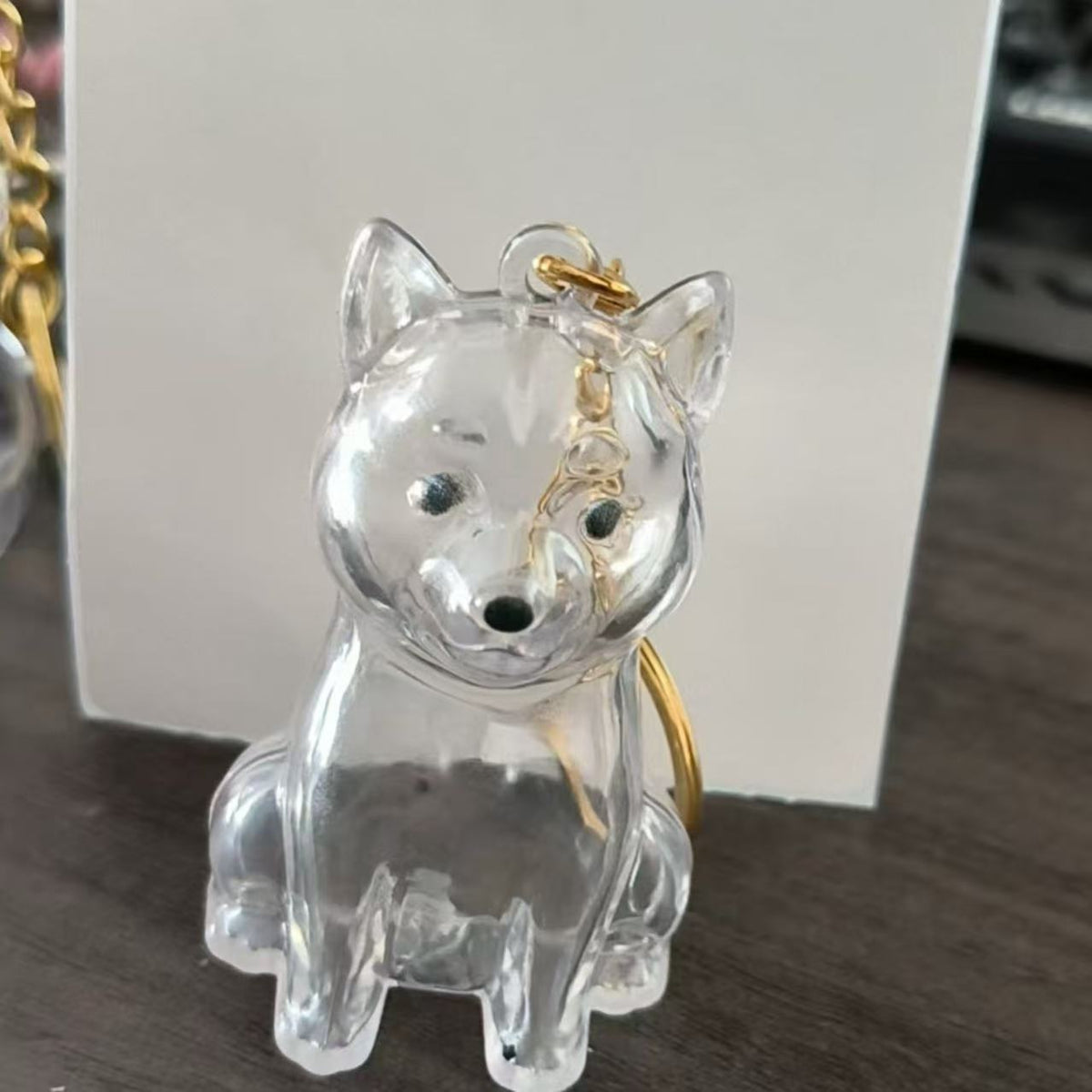 Transparent Pet Hair Memorial Pendant