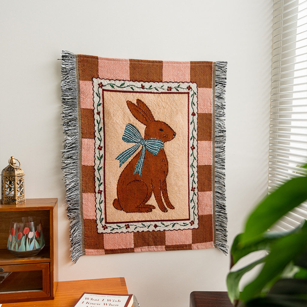 Cartoon Wall Hanging Tapestry with Tassel