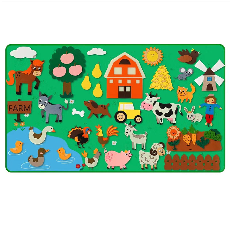 Childrens Educational Felt Story Board