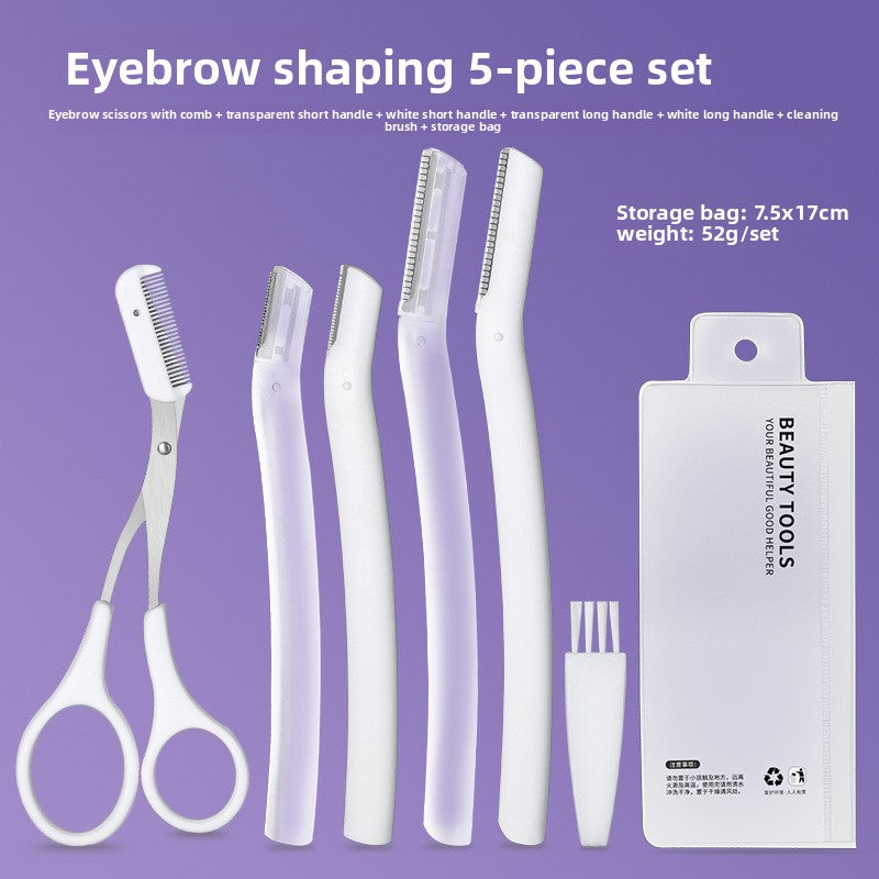 Eyebrow Trimming Set Stainless Steel Beauty Tools