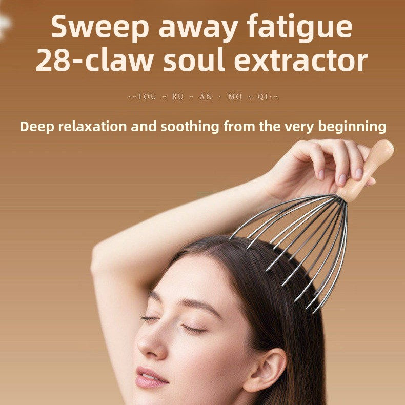 Octopus Head Massager Scalp Scratcher